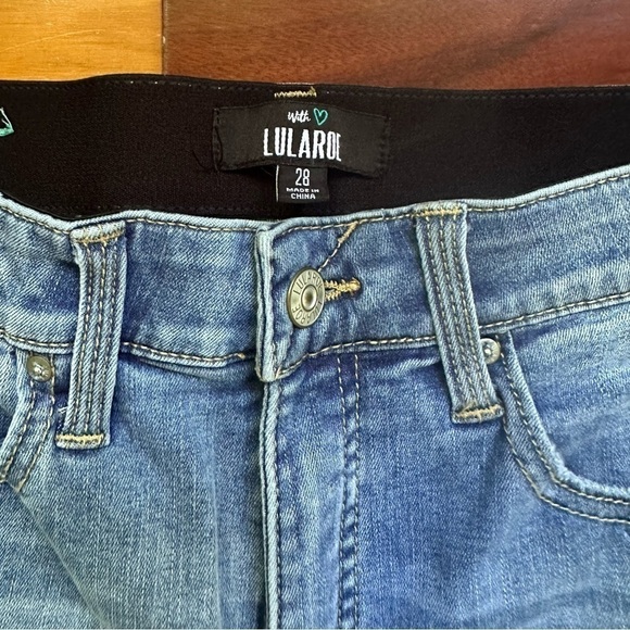 Lularoe Skinny Ankle Distressed Jeans - Picture 9 of 11